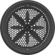 Main Drain Grate, PentStarGuard, 8", 112gpm, DrkGry, qty 2, Lg Rng : 500142