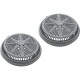 Main Drain Grate, Pent StarGuard, 8", 112gpm, Gray, qty 2, Lg Ring : 500143