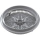 Main Drain Grate, Pent StarGuard, 8", 112gpm, Gray, qty 2, Lg Ring : 500143
