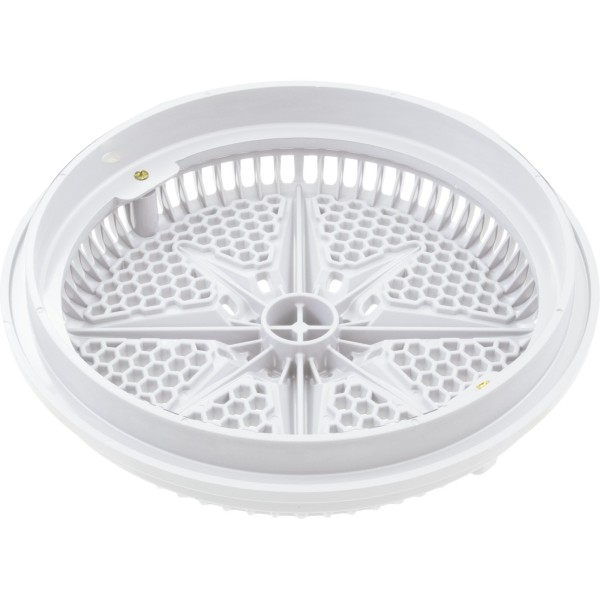 Main Drain Grate, PentStarGuard, 8", 112gpm, Wht, qty 2, Long Ring : 500140
