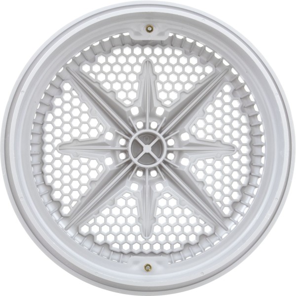 Main Drain Grate, PentStarGuard, 8", 112gpm, Wht, qty 2, Long Ring : 500140