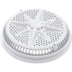 Main Drain Grate, Pent StarGuard, 8", 112gpm, Wht, qty 2, Shrt Rin : 500144