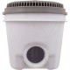 Main Drain, PentStarGuard, 8", 112gpm, 2"Side Port, ABS, Gry, qty 2 : 500118