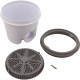Main Drain, PentStarGuard, 8", 112gpm, 2"Side Port, ABS, Gry, qty 2 : 500118