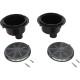 Main Drain, PentStrGrd, 8", 112gpm, 2-2"Btm Port, ABS, DrGry, qty 2 : 500122
