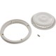 Main Drain Grate, Afras, Anti Vortex, 7-3/4"dia, Wht, w/Ring&Scrw : 10064W