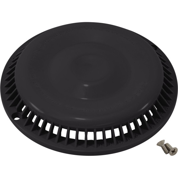 Main Drain Cover, Afras, Anti Vortex, Black, w/Screws : 11064BK