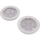 Suction Cover, Hayward WG1030, 8" Round, w/Frame, Wht, Qty 2 : WG1030AVPAK2