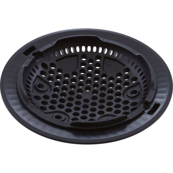 Main Drain Cover, Hayward Anti Vortex, 8"dia Round, Blk : WGX1048EBLK
