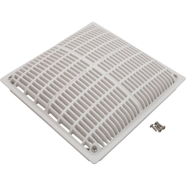 Main Drain Grate, Hayward Low Velocity, 12" x 12"Sq, w/Frame : WGX1032BLV2