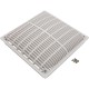 Main Drain Grate, Hayward Low Velocity, 12" x 12"Sq, w/Frame : WGX1032BLV2