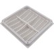 Main Drain Grate, Hayward Low Velocity, 12" x 12"Sq, w/Frame : WGX1032BLV2