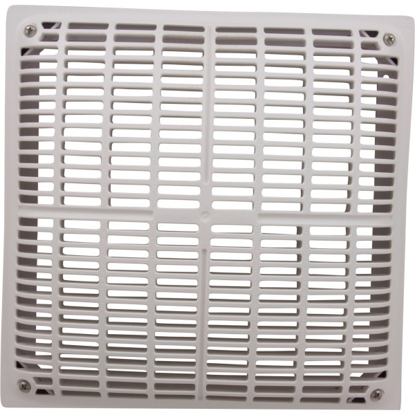 Main Drain Grate, Hayward Low Velocity, 12" x 12"Sq, w/Frame : WGX1032BLV2