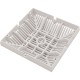 Main Drain Grate, Waterway 9" x 9" Square, White : 642-4790 V