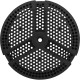 Suction Cover, WW 3-1/2" Ultra Hi-Flo, 2-3/8"hs, Black : 642-3271V