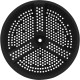Suction Cover, WW 3-1/2" Ultra Hi-Flo, 2-3/8"hs, Black : 642-3271V