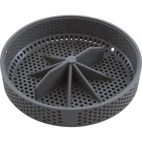 Suction Cover, Waterway 5" Super Hi-Flow, Gray, W/O Screws : 642-3637 V