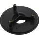 Wall Fitting, 4" dia, 1-7/8"hs, 1-1/2"mpt, Black : 415T102
