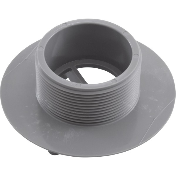 Wall Fitting, 4" dia, 2-3/8"hs, 2"mpt-1-1/2"s, Lt Gray : 420T15S103