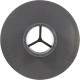 Wall Fitting, Retro 4" dia, 1-7/8"hs, 1-1/2" insider, Dk Gray : 415SI105