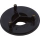 Wall Fitting, Retro 4" dia, 2-3/8"hs, 2" insider, Black : 420SI102