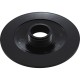 Wall Fitting, 6" dia, 1-7/8"hs, 1-1/2"mpt, Black : 615T102