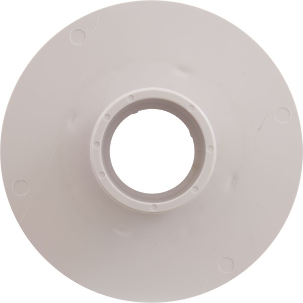 Wall Fitting, 6" dia, 2-3/8"hs, 2"mpt-1-1/2"s, White : 620T15S101