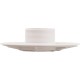 Wall Fitting, 6" dia, 2-3/8"hs, 2"mpt-1-1/2"s, White : 620T15S101