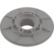 Wall Fitting, 6" dia, 2-3/8"hs, 2"mpt-1-1/2"s, Lt Gray : 620T15S103