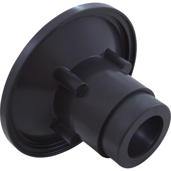 Wall Fitting, 6" dia, 2-3/8" Hole Size, 2" Slip, Dark Gray : RND105