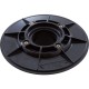 Wall Fitting, 6" dia, 2-3/8"hs, 2"s Insider, Black : 620SI102