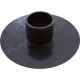 Wall Fitting, 6" dia, 2-3/8"hs, 2"s Insider, Black : 620SI102