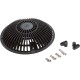 Main Drain Grate, Retro 8" Round, MoFlow, w/Hardware, Black : R8MF102