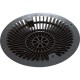 Main Drain Grate, Retro 8" Round, MoFlow, w/Hardware, Black : R8MF102