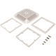 Main Drain Grate, 14" x 14" Square, 2 Retro 9"x9", White : 914101