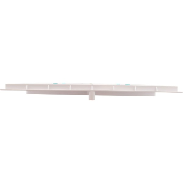 Drain Grate, 4-12" Sq, w/ 24" Sq Frame, Anit Entrap, White : 24101