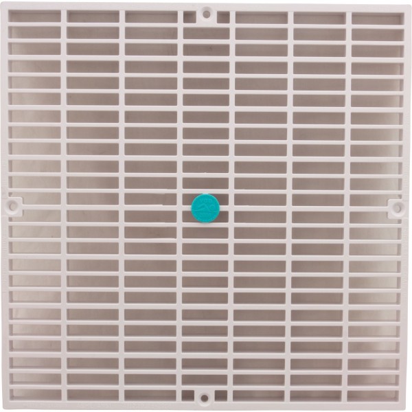 Drain Cover Only, Aquastar, Flat, 24" Square (4x12) , Wht, VGB : 24NF101