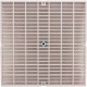 Drain Cover Only, Aquastar, Flat, 24" Square (4x12) , Wht, VGB : 24NF101