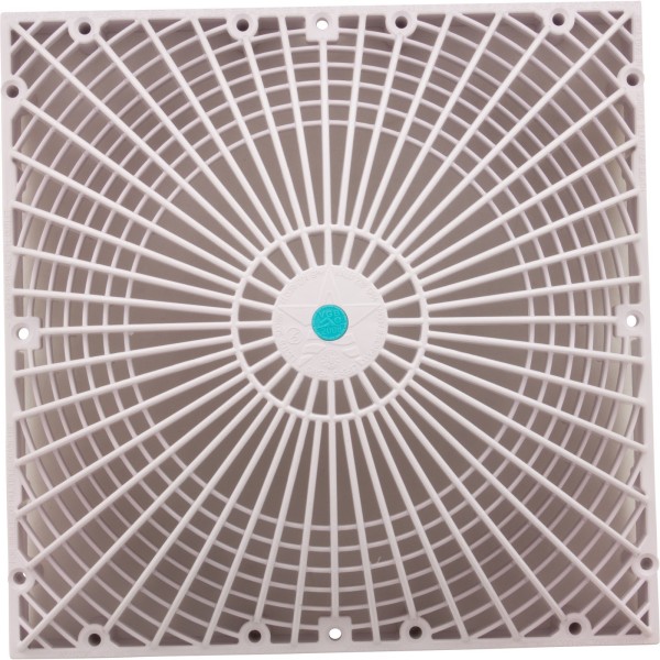 Suction Oulet Cover, AquaStar MoFlow, 12" Sq, Retro Fit, Wht : R12MF101