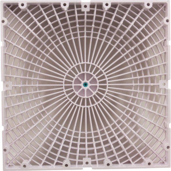 Suction Oulet Cover, AquaStar MoFlow, 12" Sq, Retro Fit, Wht : R12MF101