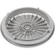 Cover, Aquastar, 10" Round, Gray, w/ Frame : 10AVR103