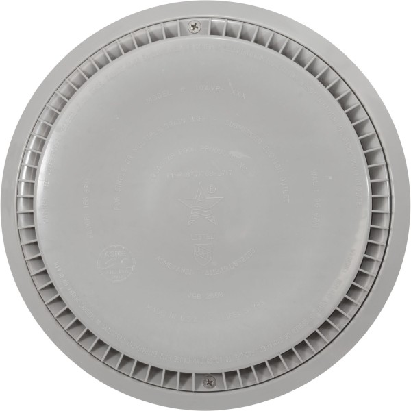 Cover, Aquastar, 10" Round, Gray, w/ Frame : 10AVR103