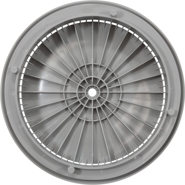 Cover, Aquastar, 10" Round, Gray, w/ Frame : 10AVR103