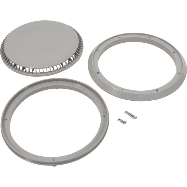 Cover, Aquastar, 10" Round, Gray, w/ Frame : 10AVR103