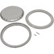 Cover, Aquastar, 10" Round, Gray, w/ Frame : 10AVR103