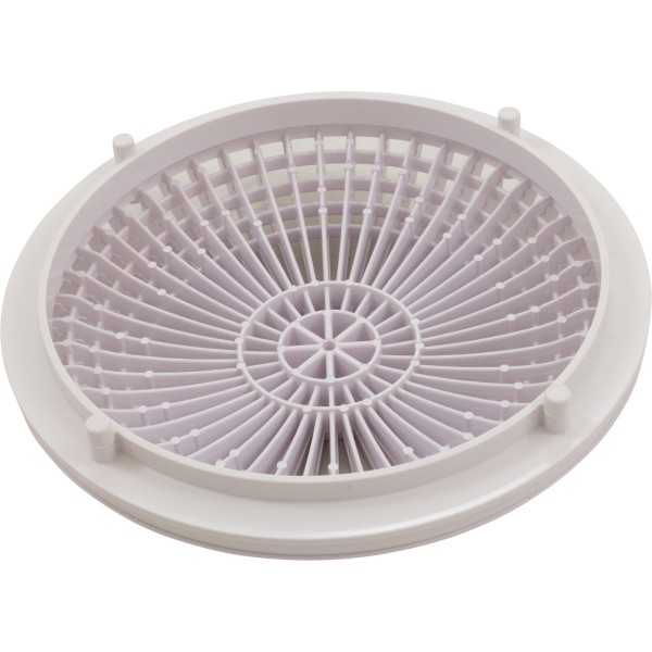 Cover, Aquastar MoFlo, 10" Round, w/Frame, White : 10MF101
