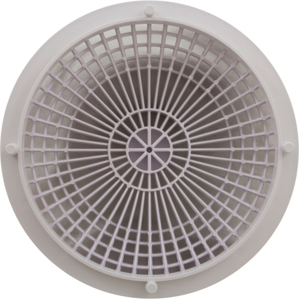 Cover, Aquastar MoFlo, 10" Round, w/Frame, White : 10MF101
