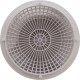 Cover, Aquastar MoFlo, 10" Round, w/Frame, White : 10MF101