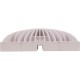 Main Drain Cover, AquaStar, Retro MoFlow, 9" x 9", Square, White : R9MF101