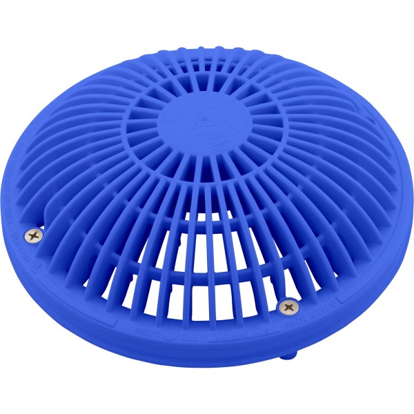 Suction Cover, AquaStar, 8" Round Moflow and Mud Frame, Blue : 8MF104